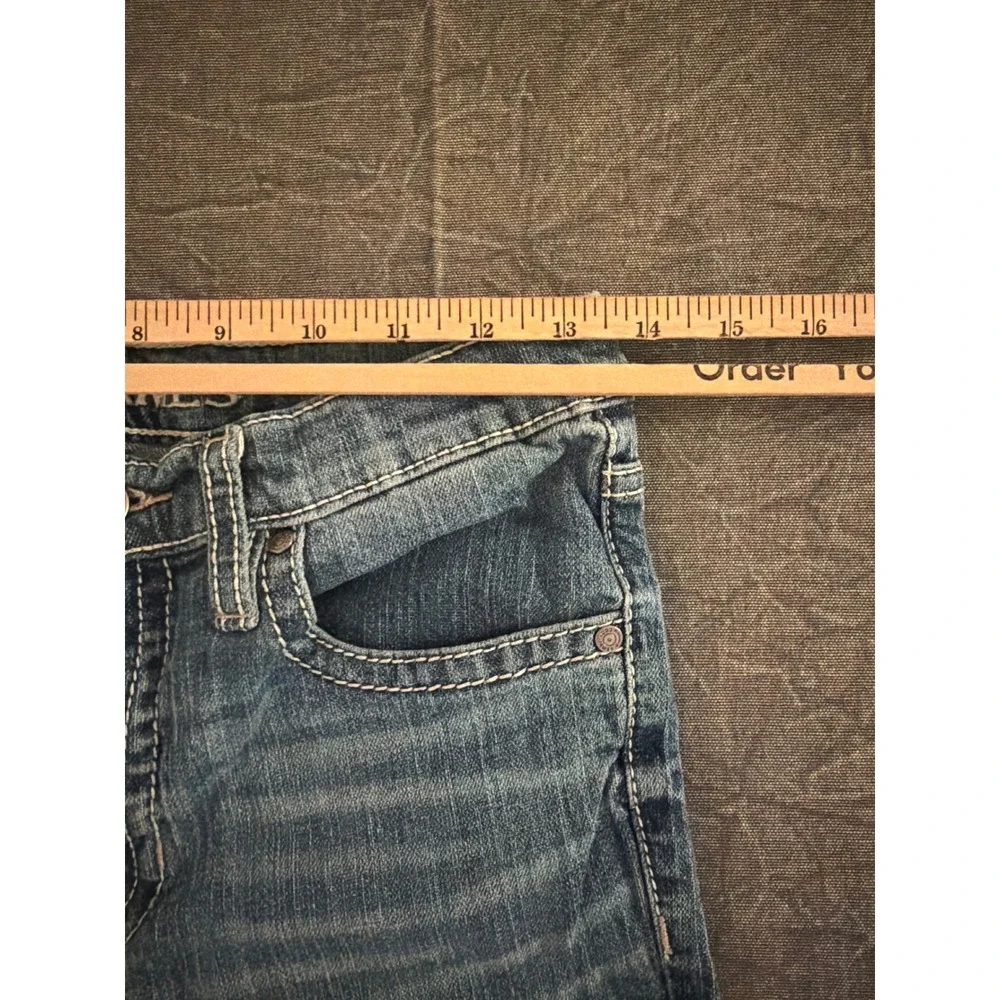 Cody James Girls Straight Leg Western Denim Jeans Blue Size 16 RN138823